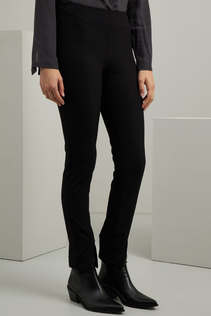 Pantaloni skinny - NERO - Fashion Market - 2