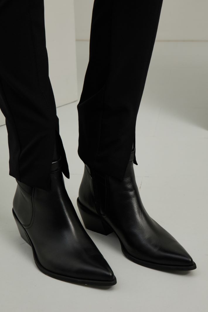 Pantaloni skinny - NERO - Fashion Market - 3
