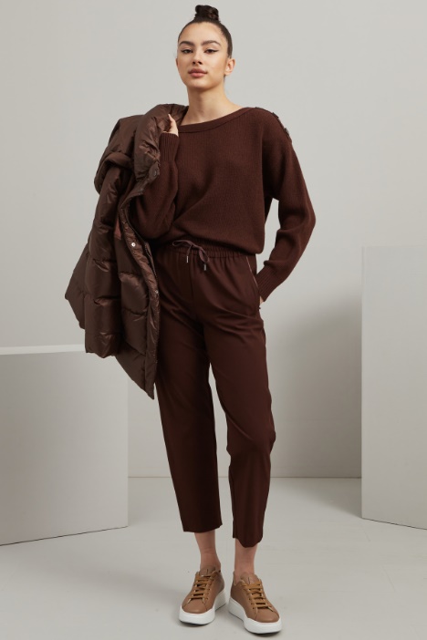 Pantaloni jogger in tela - Fashion Market