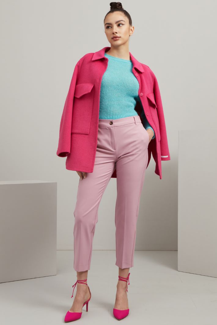 Pantaloni in viscosa - ROSA - Fashion Market