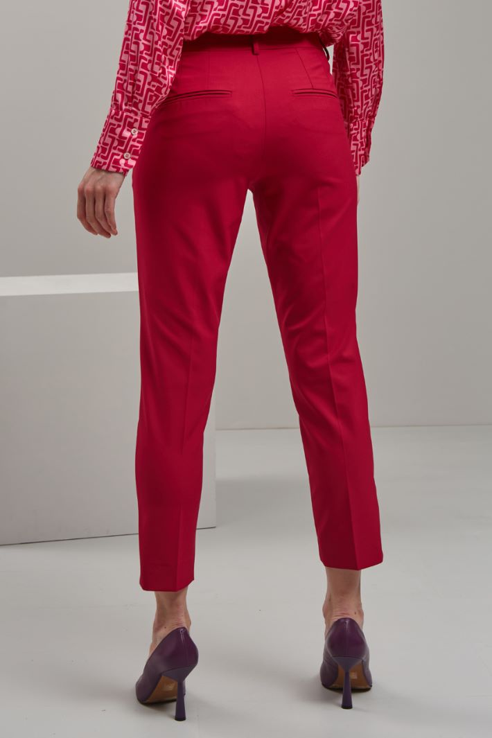 Pantaloni capri - ROSSO - Fashion Market - 4
