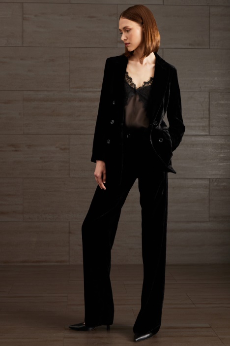 Pantaloni flare in velluto - Fashion Market