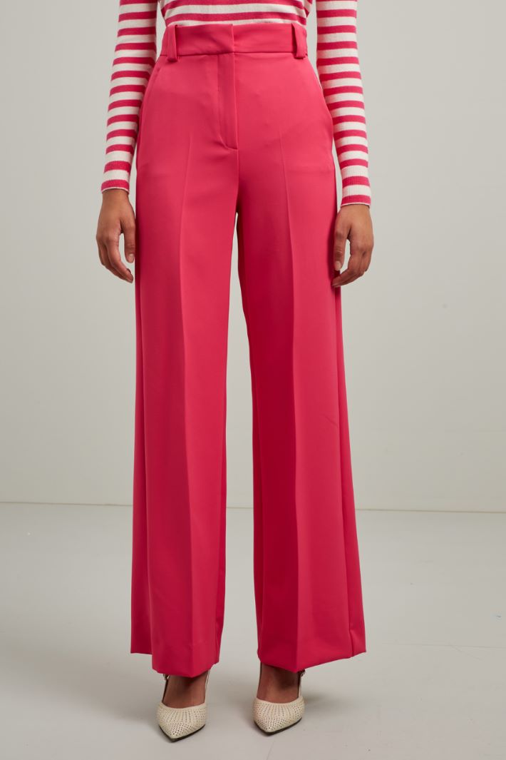 Pantaloni a palazzo - FUXIA - Fashion Market - 2