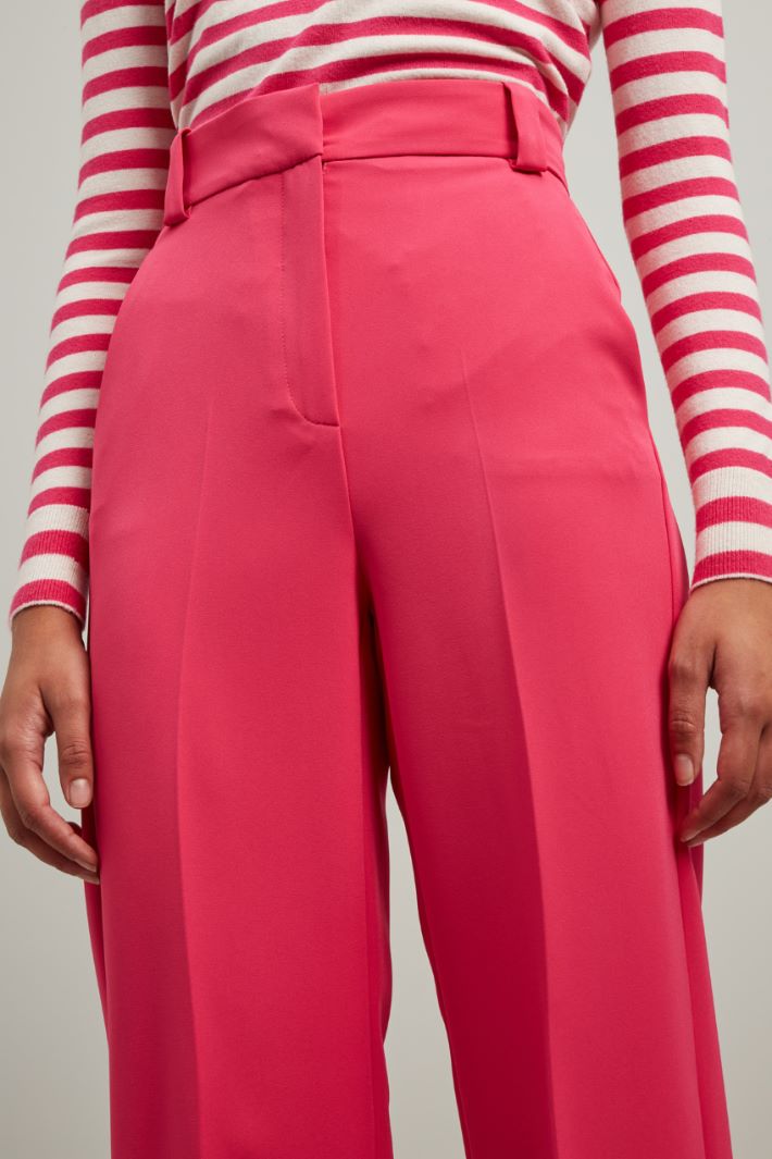 Pantaloni a palazzo - FUXIA - Fashion Market - 3