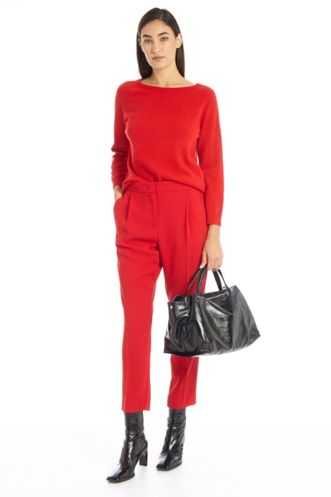 Pantaloni in enver satin - Fashion Market