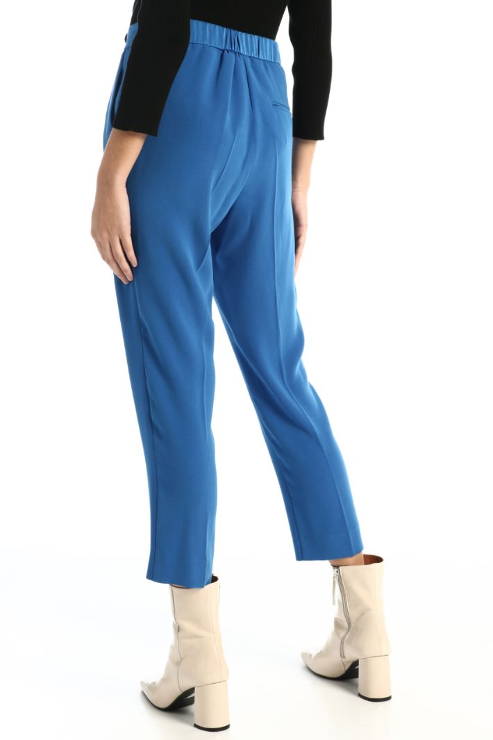 Pantaloni in enver satin - BLUETTE - Fashion Market - 2