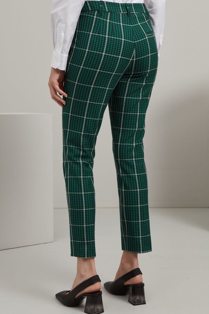 Pantaloni dritti - NERO VERDE GRIGIO - Fashion Market - 4