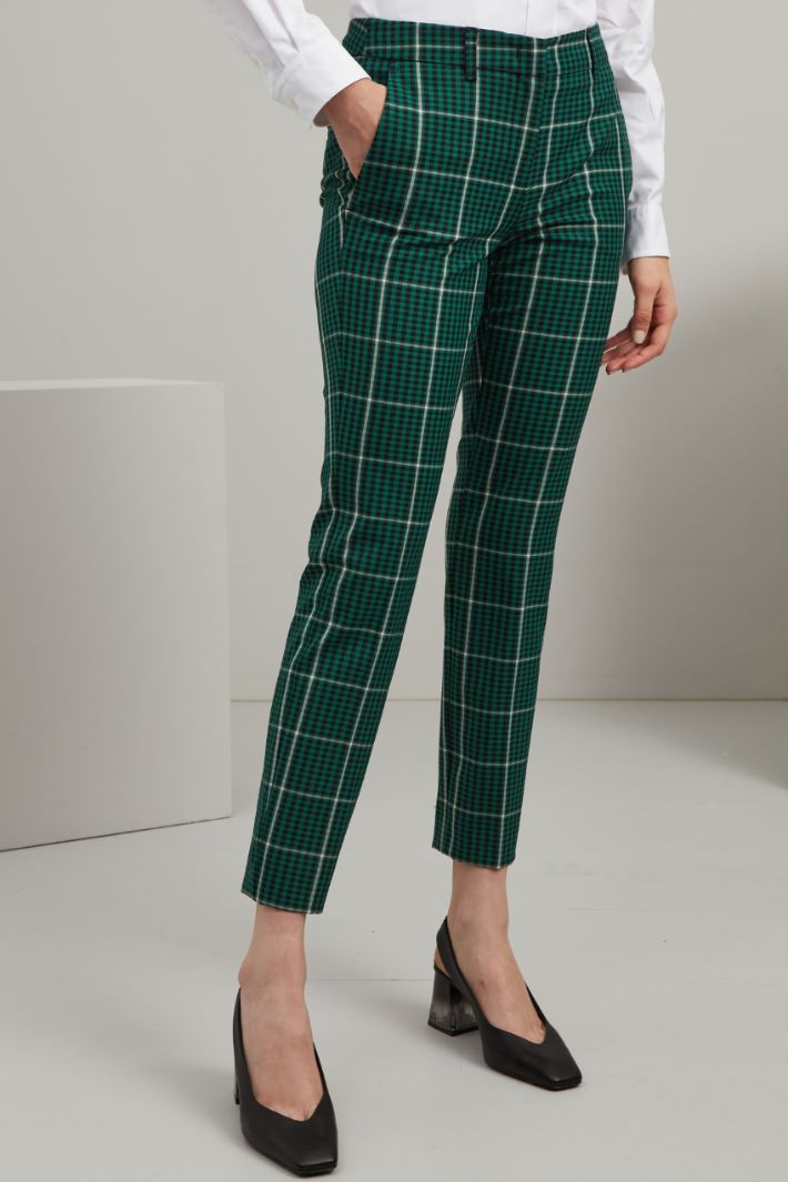 Pantaloni dritti - NERO VERDE GRIGIO - Fashion Market - 2