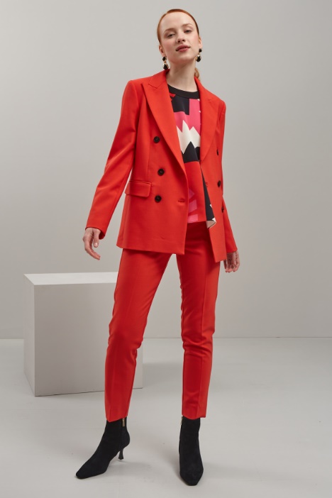 Pantaloni in lana stretch - Fashion Market