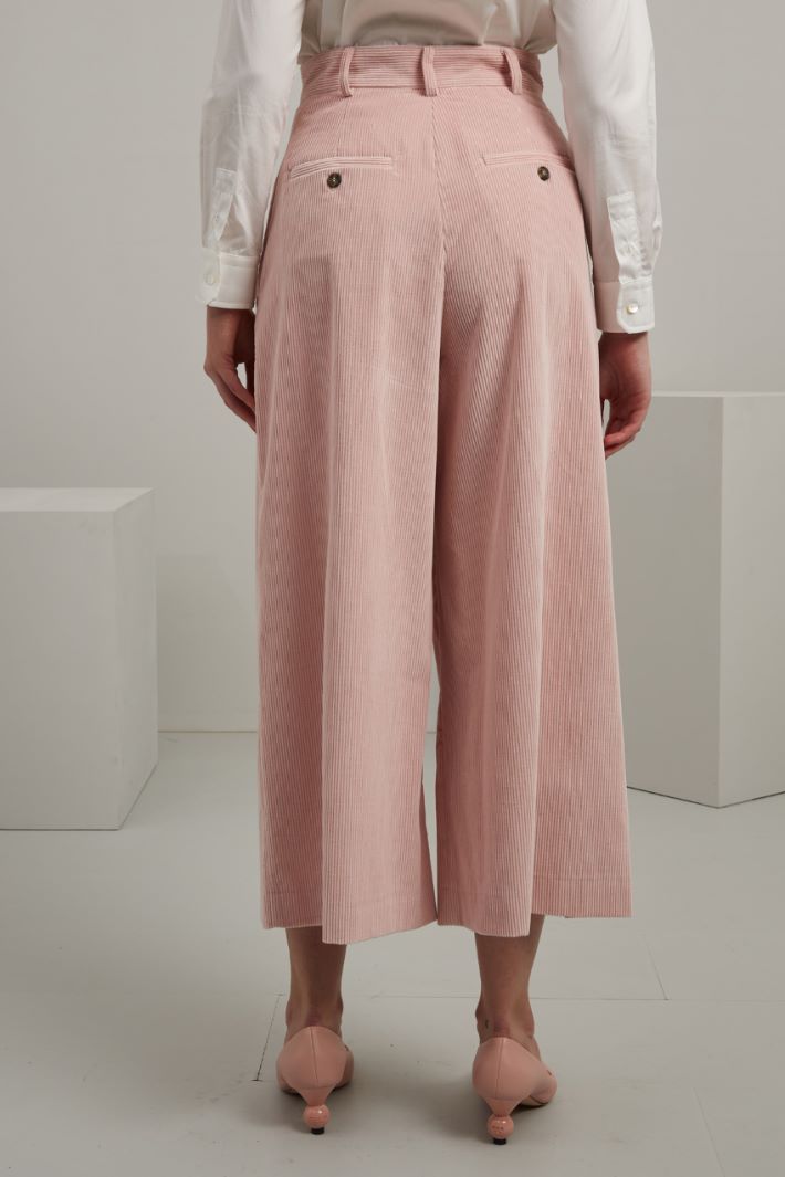 Pantaloni a vita alta - ROSA PASTELLO - Fashion Market - 4