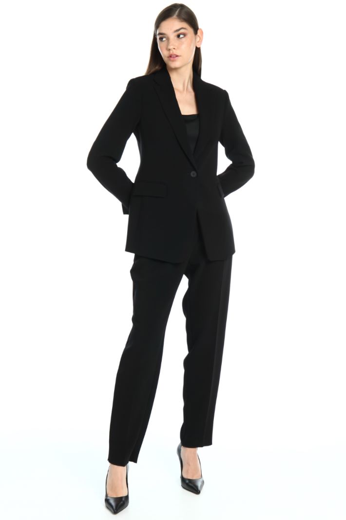 Top corto in raso - NERO - Fashion Market - 5