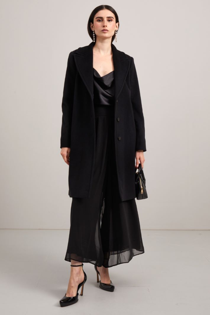 Top in raso - NERO - Fashion Market