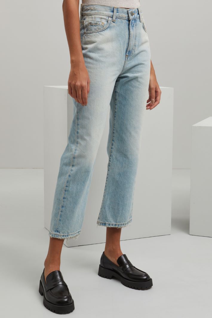 Jeans a gamba dritta - AZZURRO DENIM - Fashion Market - 2