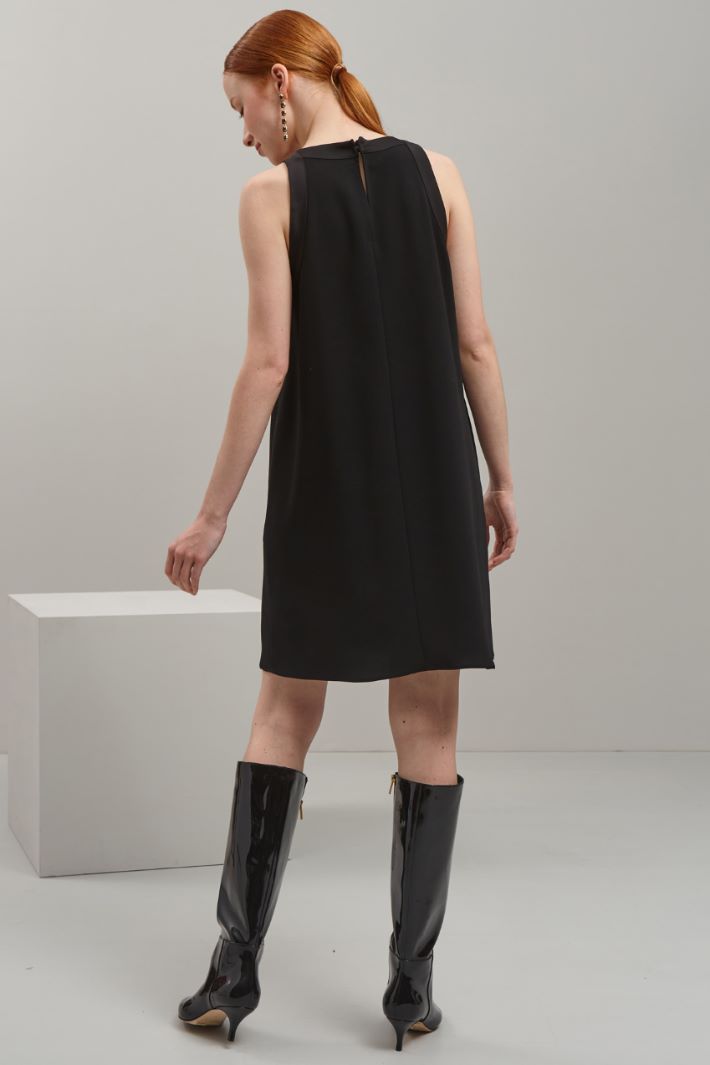Abito a trapezio - NERO - Fashion Market - 4