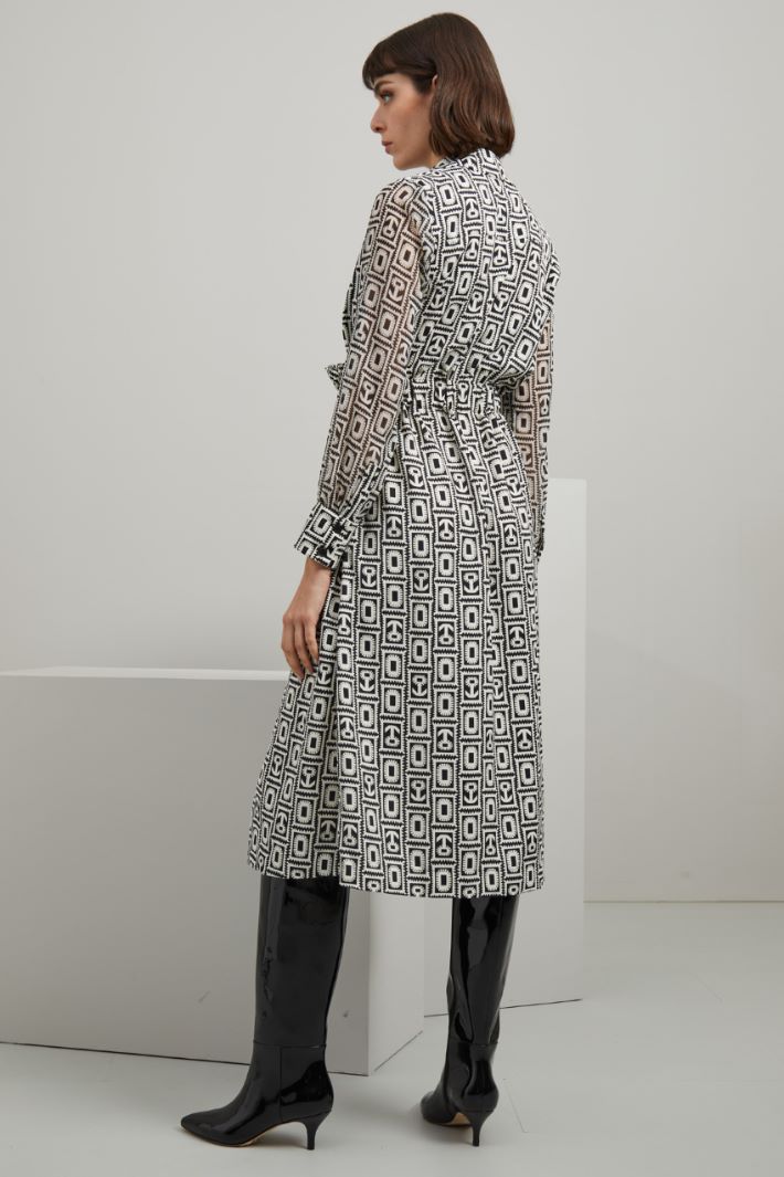 Chemisier in enver satin - NERO PANNA - Fashion Market - 4