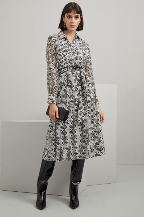 Chemisier in enver satin - Fashion Market