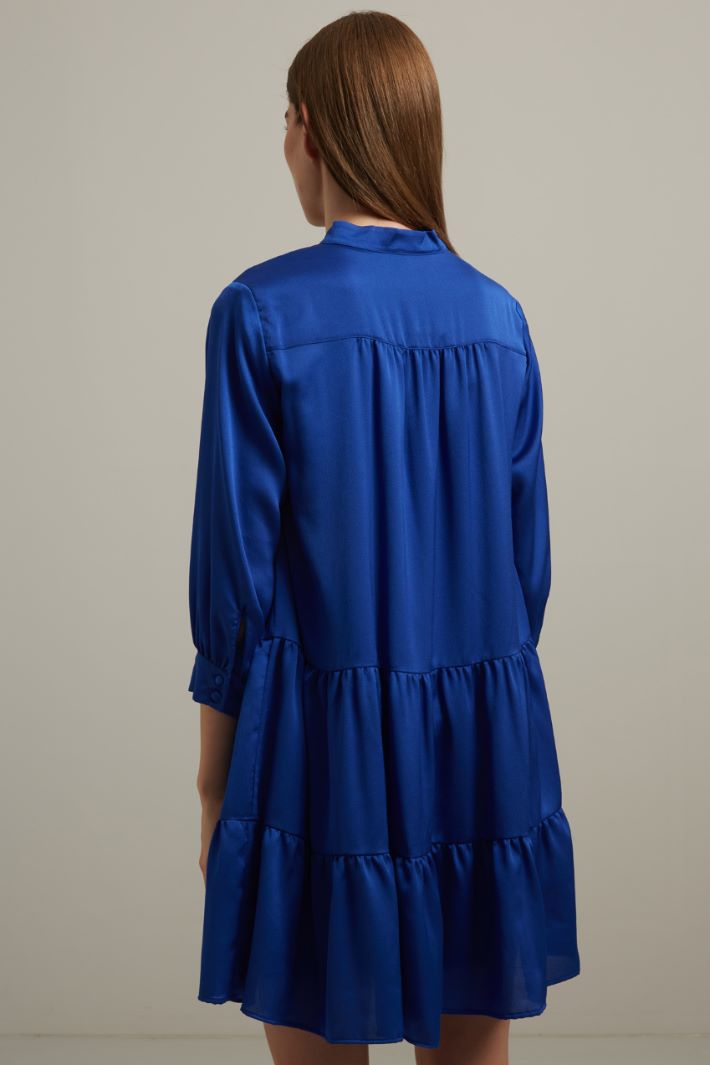 Abito a grembiule in raso - BLUETTE - Fashion Market - 4