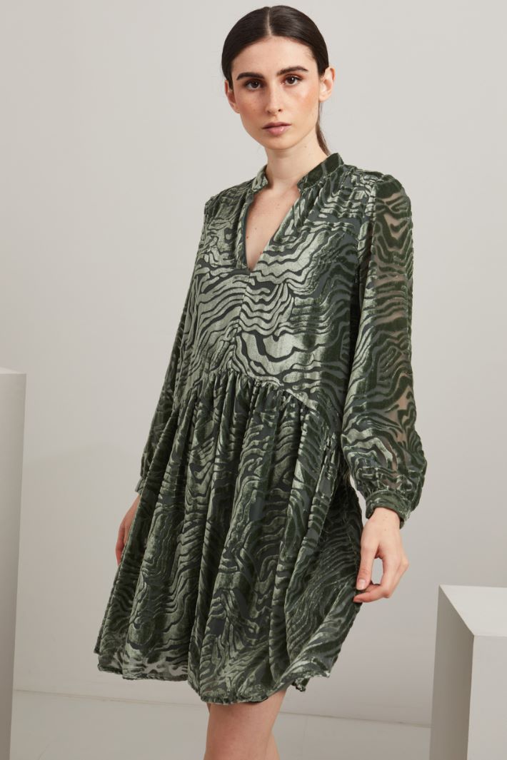 Abito in velluto - SALVIA - Fashion Market - 2