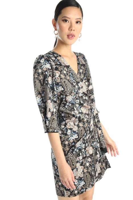 Abito a portafoglio in twill - Fashion Market