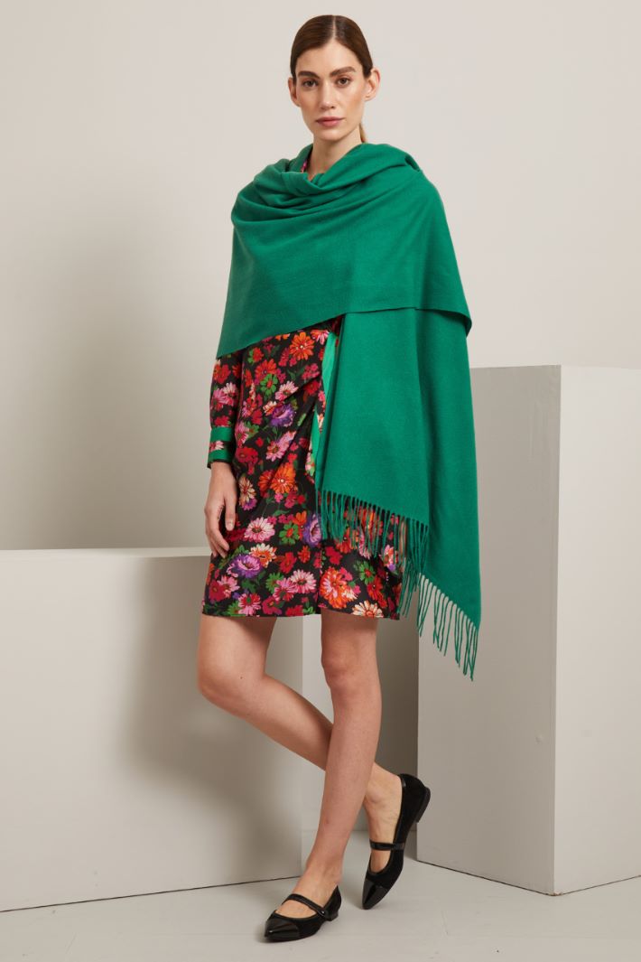 Abito a portafoglio - MAGENTA NERO VERDE - Fashion Market