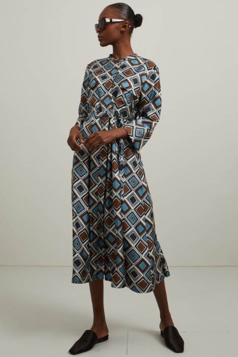Abito lungo in pura seta - Fashion Market