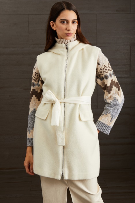 Gilet con cappuccio - Fashion Market