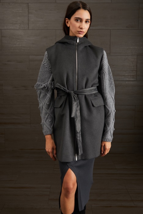 Gilet con cappuccio - Fashion Market