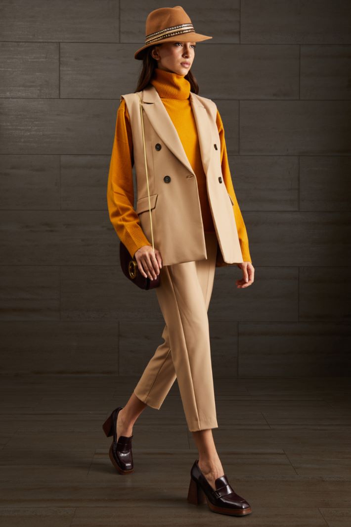 Gilet doppiopetto - CAMMELLO - Fashion Market
