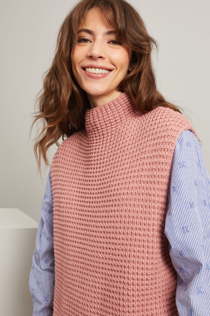 Gilet in lana - ROSA CIPRIA - Fashion Market - 3