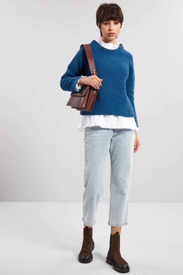 Maglia a nido d'ape - BLUETTE - Fashion Market