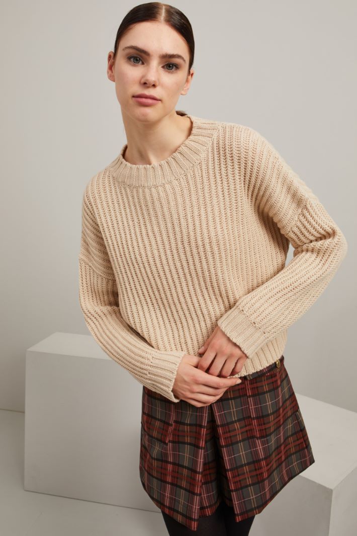 Maglia in lana - BEIGE - Fashion Market - 2
