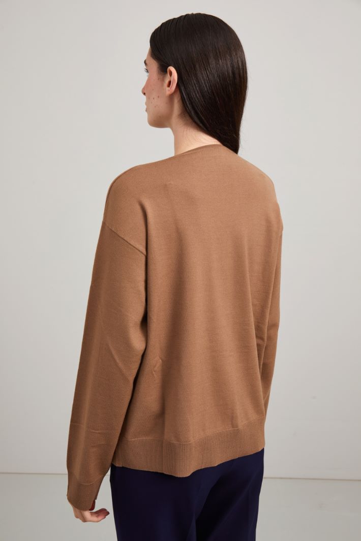 Maglia in lana - CAMMELLO - Fashion Market - 4