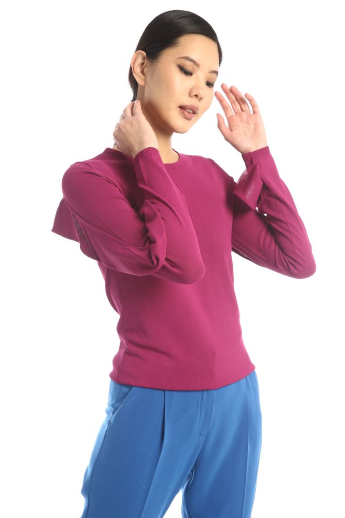 Maglia in viscosa con volant - VINACCIA - Fashion Market - 4