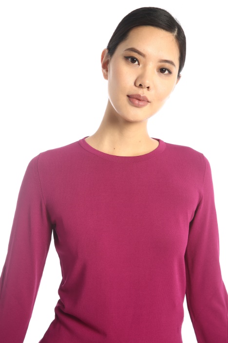 Maglia in viscosa con volant - Fashion Market