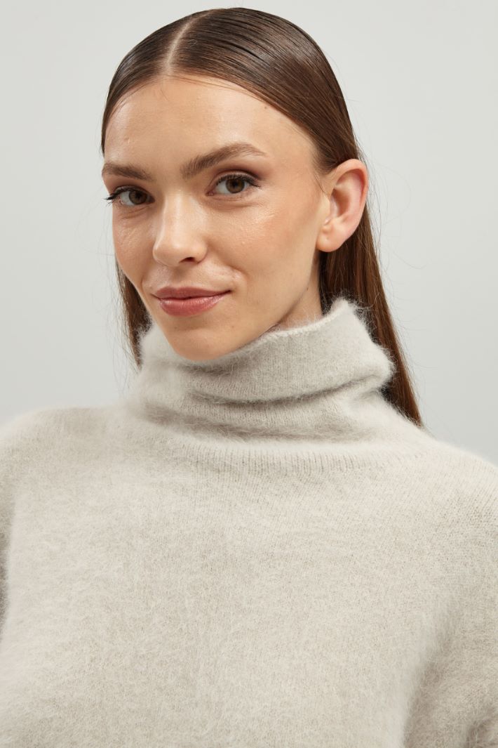 Maglia in angora - GHIACCIO - Fashion Market - 3
