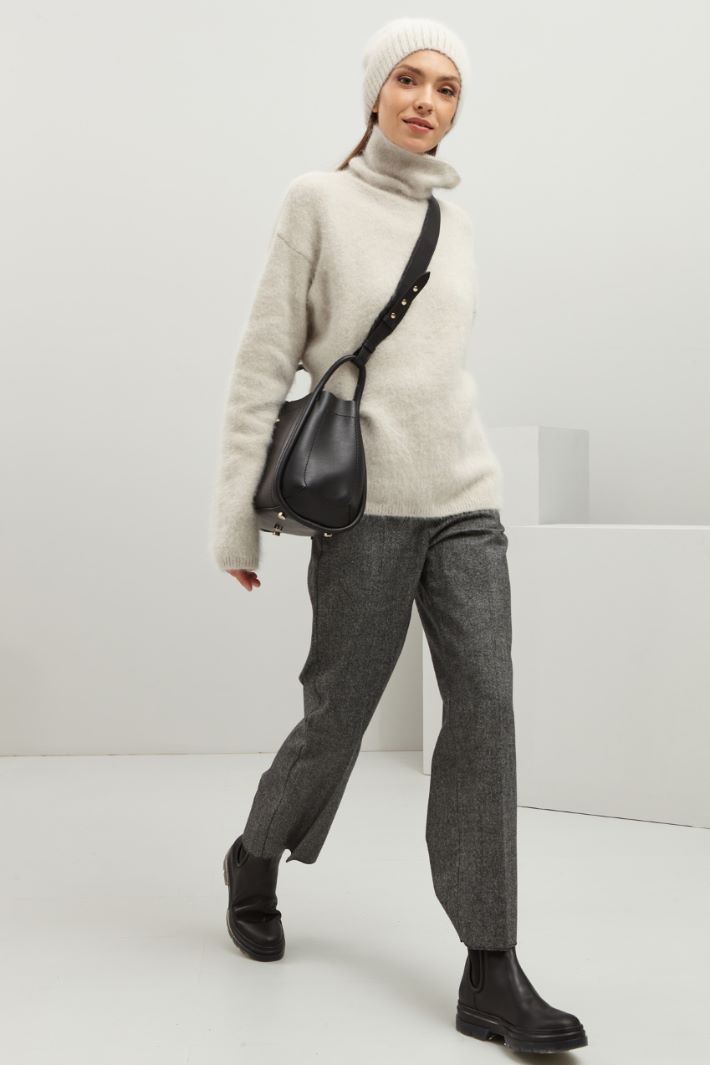 Maglia in angora - GHIACCIO - Fashion Market