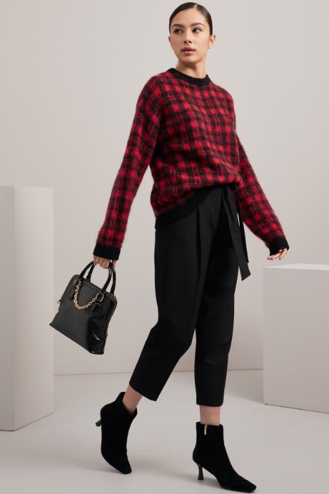 Maglia in mohair tinto filo - Fashion Market