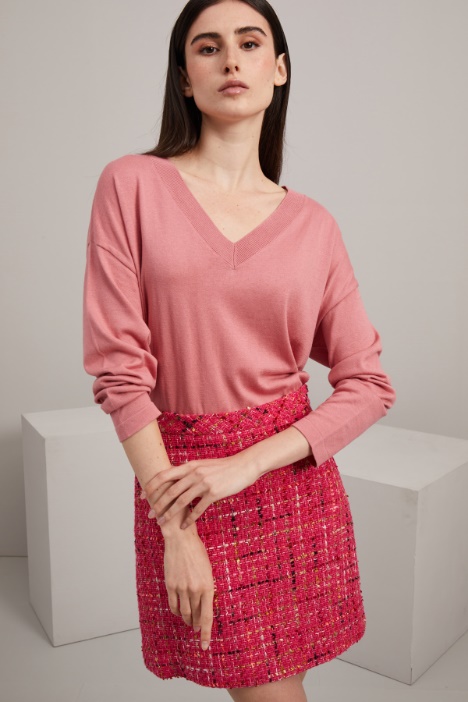 Maglia con scollo a V - Fashion Market