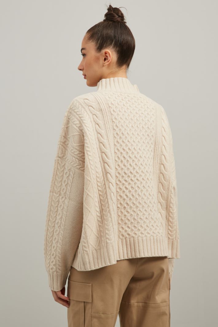 Maglia in lana  - BEIGE - Fashion Market - 4