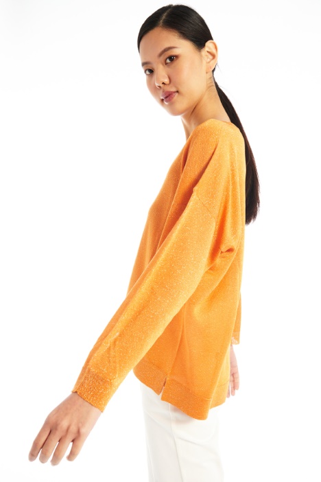Maglia morbida in filato lamé - Fashion Market
