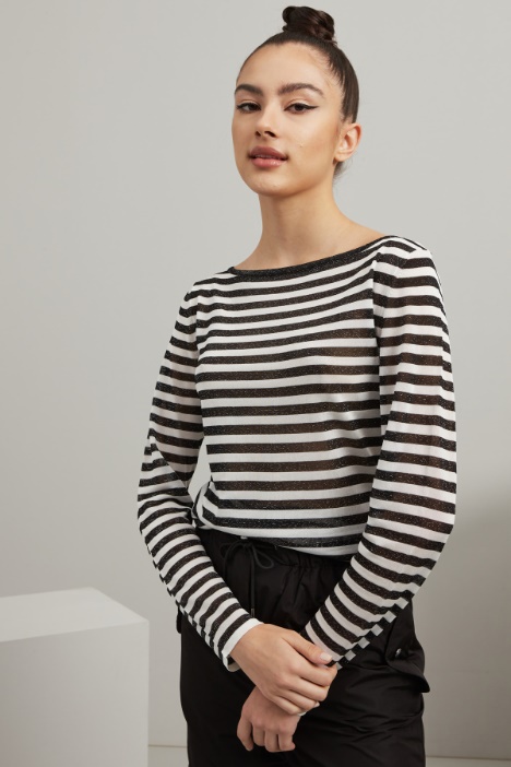 Maglia in viscosa lamè - Fashion Market