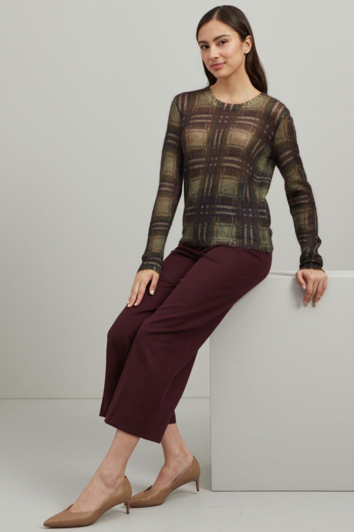 Maglia in mohair - VERDE VINACCIA - Fashion Market
