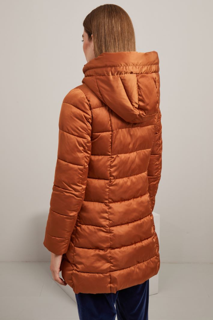 Imbottito in raso tecnico - RUGGINE - Fashion Market - 4
