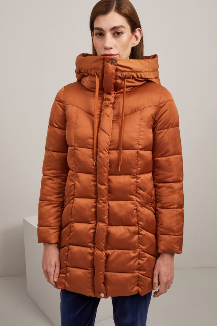 Imbottito in raso tecnico - RUGGINE - Fashion Market - 2
