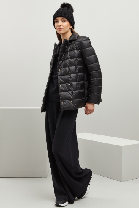 Imbottito corto con cintura - Fashion Market