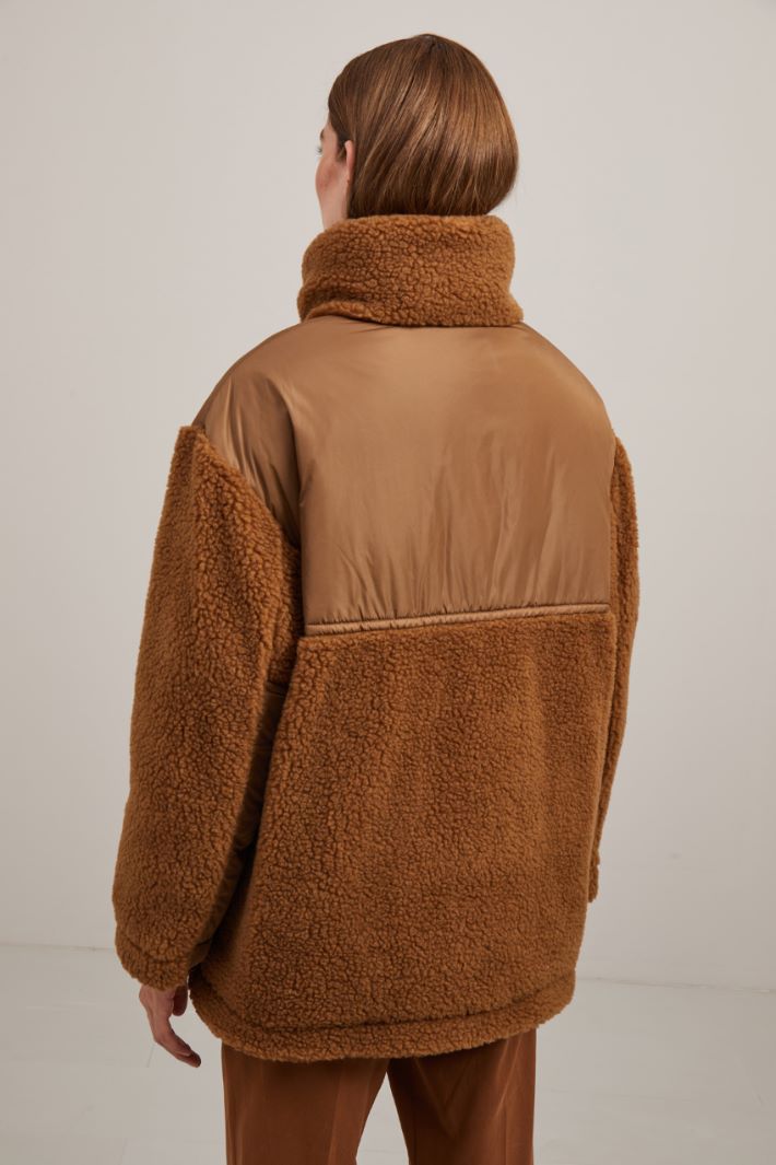 Imbottito effetto peluche - MARRONE - Fashion Market - 4