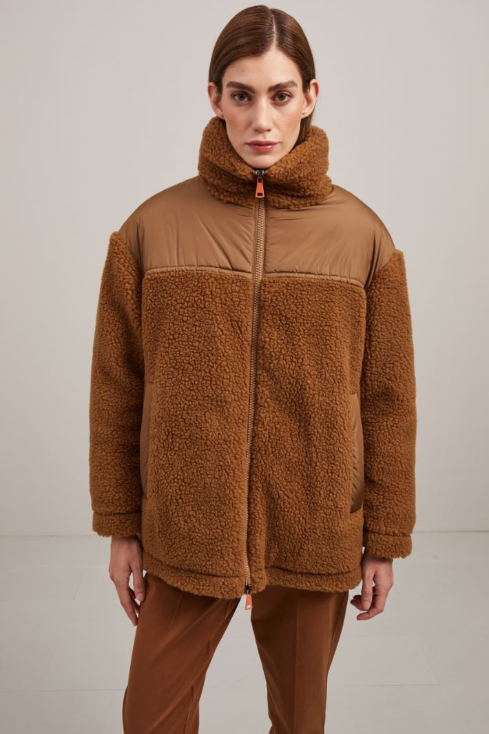 Imbottito effetto peluche - MARRONE - Fashion Market - 2