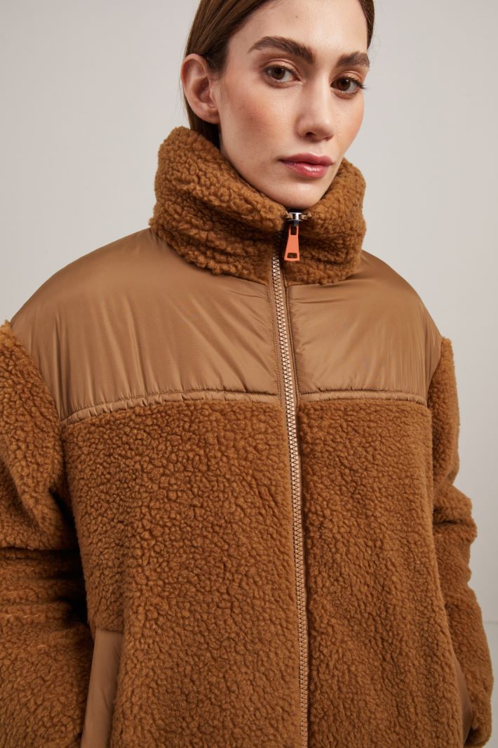 Imbottito effetto peluche - MARRONE - Fashion Market - 3