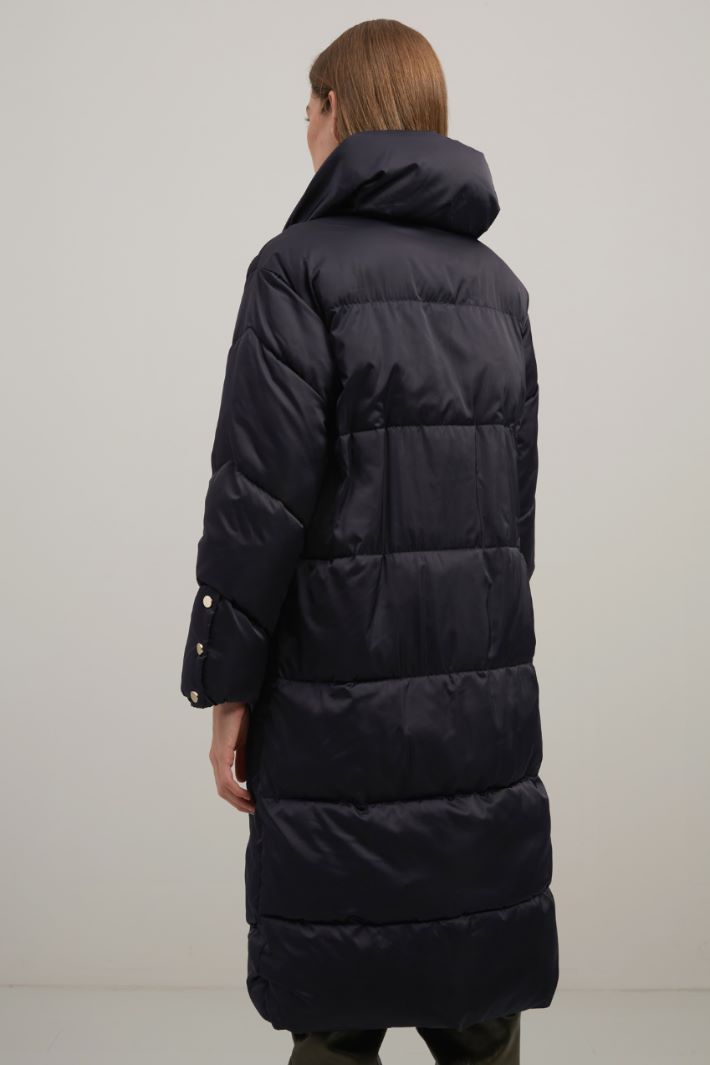 Imbottito con collo ampio - BLU NOTTE - Fashion Market - 4