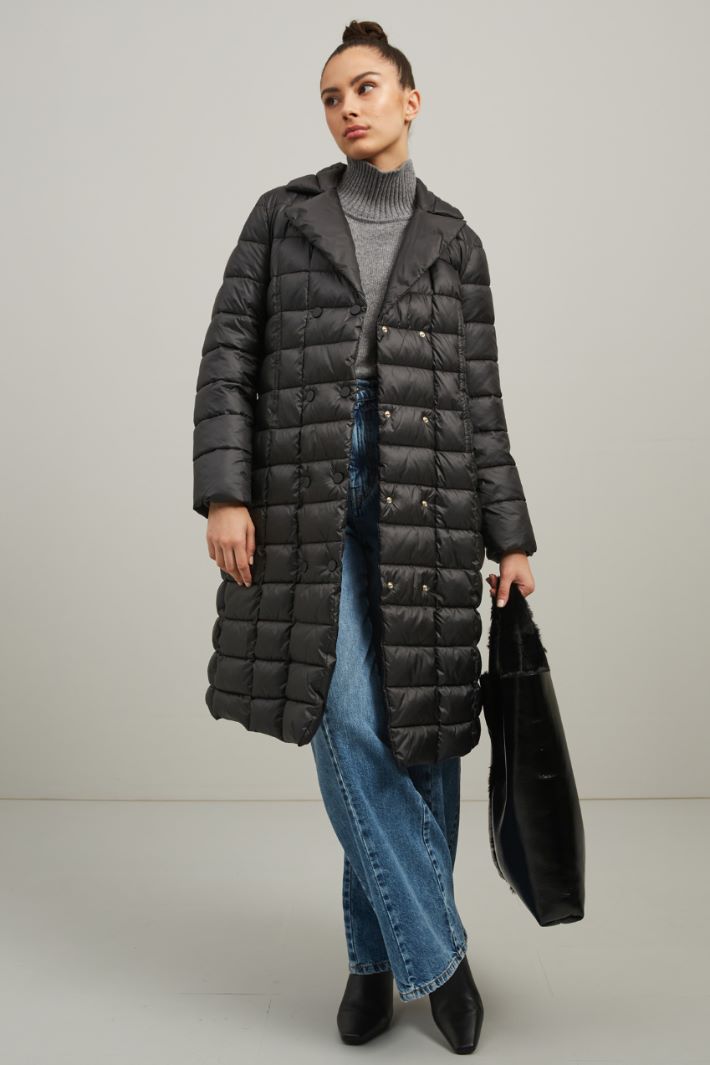 Imbottito doppiopetto - ANTRACITE - Fashion Market